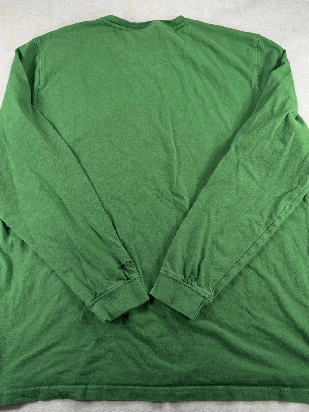 John Deere Green Long Sleeve Crewneck with Embroidered Logo